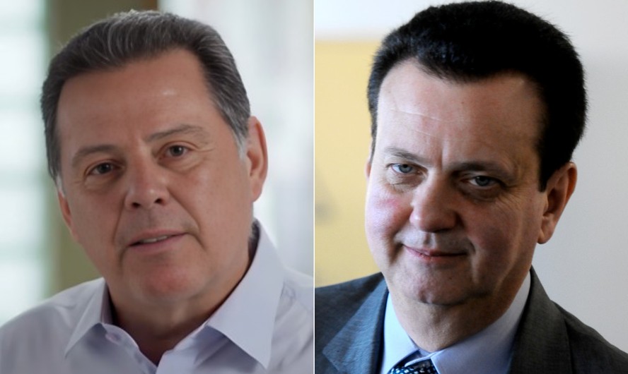 Os presidentes do PSDB, Marconi Perillo, e do PSD, Gilberto Kassab, confirmam as conversas sobre uma fusão entre os dois partidos