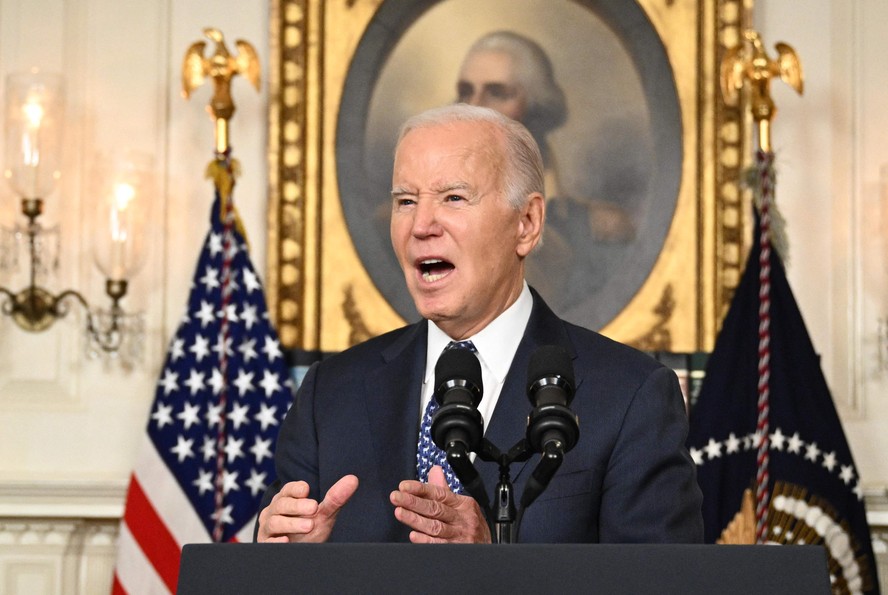 Joe Biden classificou operação como 'exagerada' em declaração a jornalistas