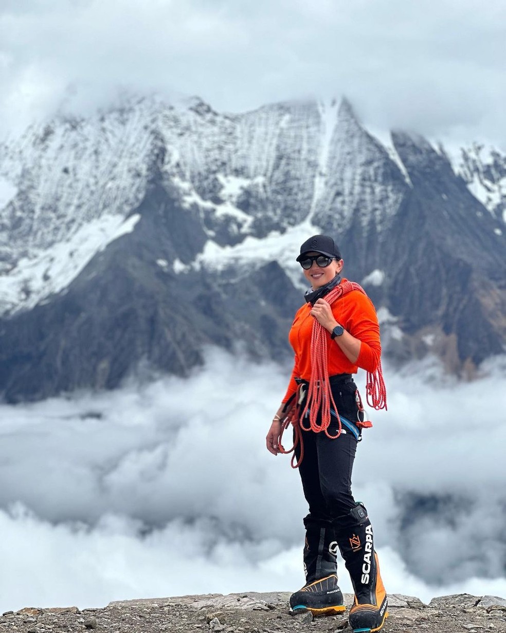 Anna Gutu compartilhava sua vida de alpinista com seus 30 mil seguidores no Instagram — Foto: Reprodução