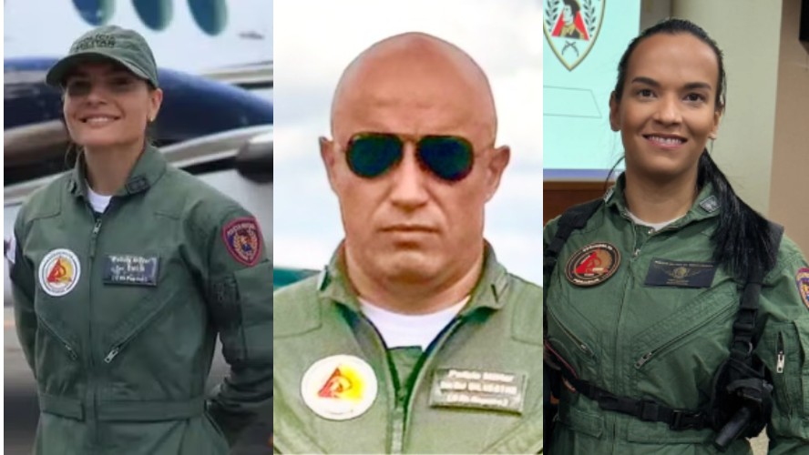 Tenente Gabriela Emília Soares Lacerda Resende, Tenente-Coronel Luis Silvestre e 1ª tenente Alice Almeida morreram em acidente aéreo