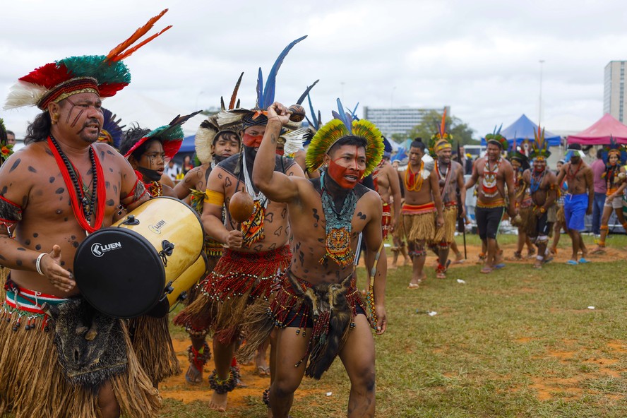 Acampamento Terra Livre (ATL) realiza atos em defesa dos povos indígenas em Brasília nesta semana