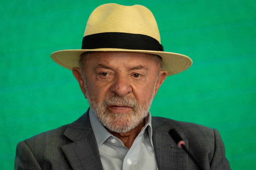 O presidente Lula no Palácio do Planalto