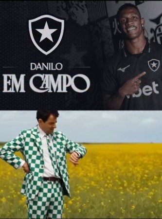 Botafogo provoca Palmeiras com provocação sobre Danilo