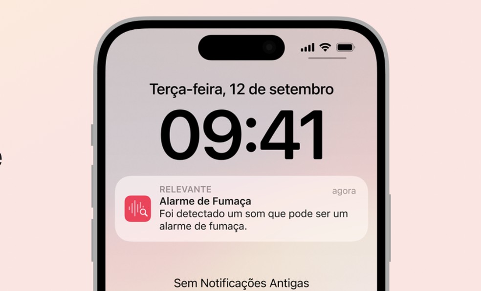 iPhone conta com sistema que reconhece sons específicos — Foto: reprodução