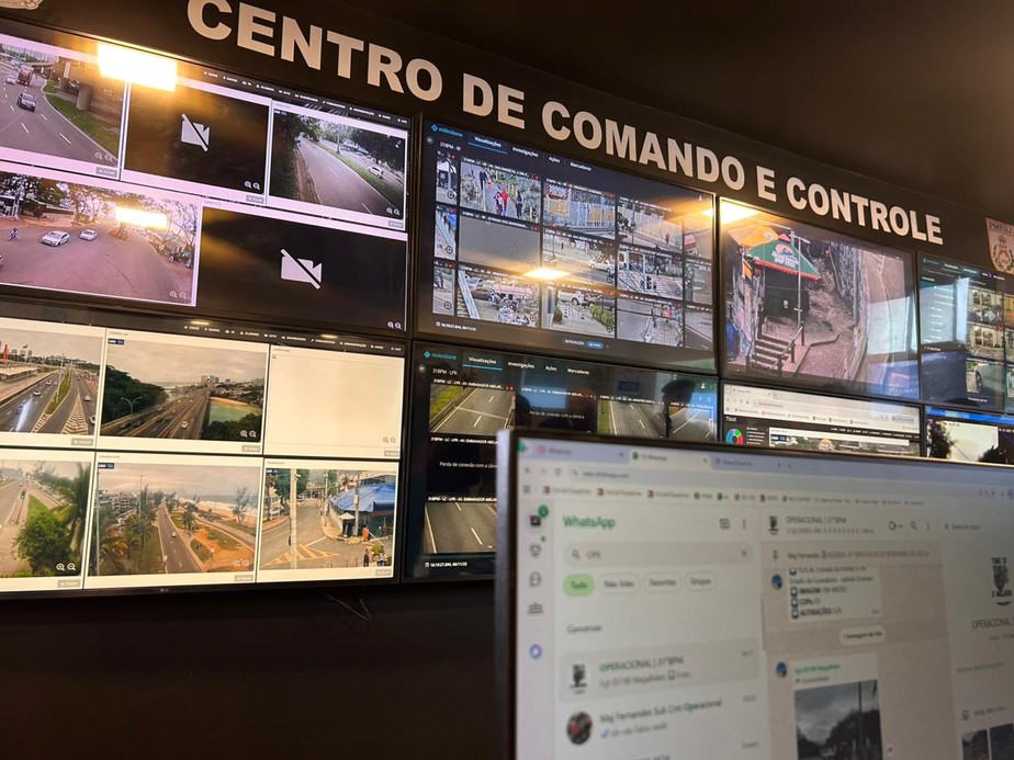 Novo centro de monitoramento no Batalhão da Polícia no Recreio permitirá  reconhecimento facial e leitura de placas