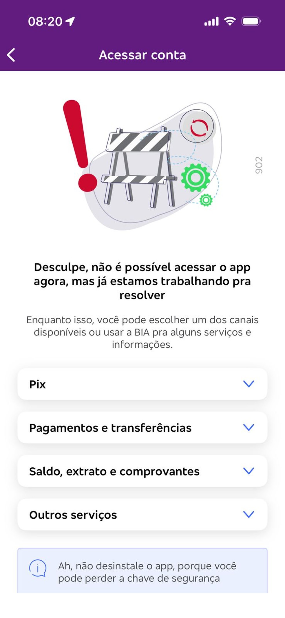 Bradesco fora do ar? Usuários relatam falha para acessar aplicativo do ...