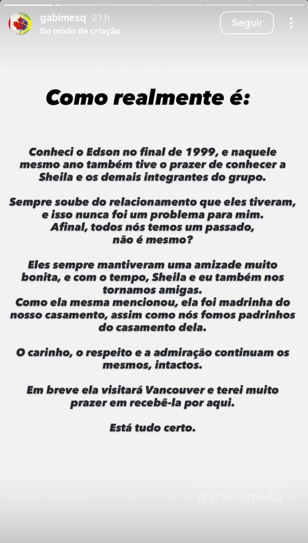 A empresária usou os Stories do Instagram para comentar o caso que, para ela, está longe de ser novidade. — Foto: Reprodução/Instagram