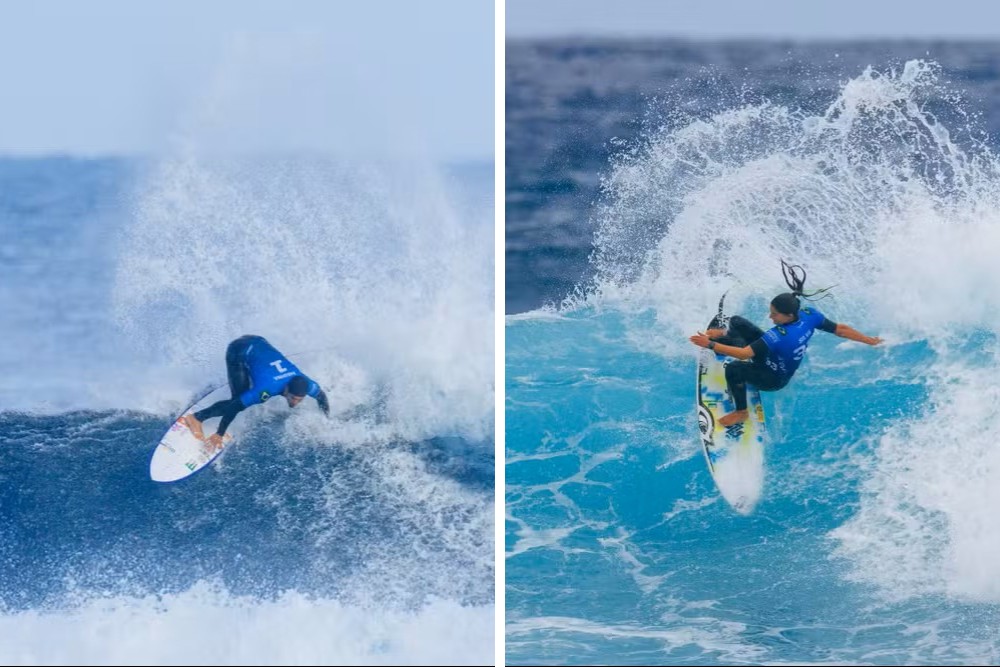 Gabriel Medina e Luana Silva ficam com o vice em Margaret River, segunda etapa do WSL