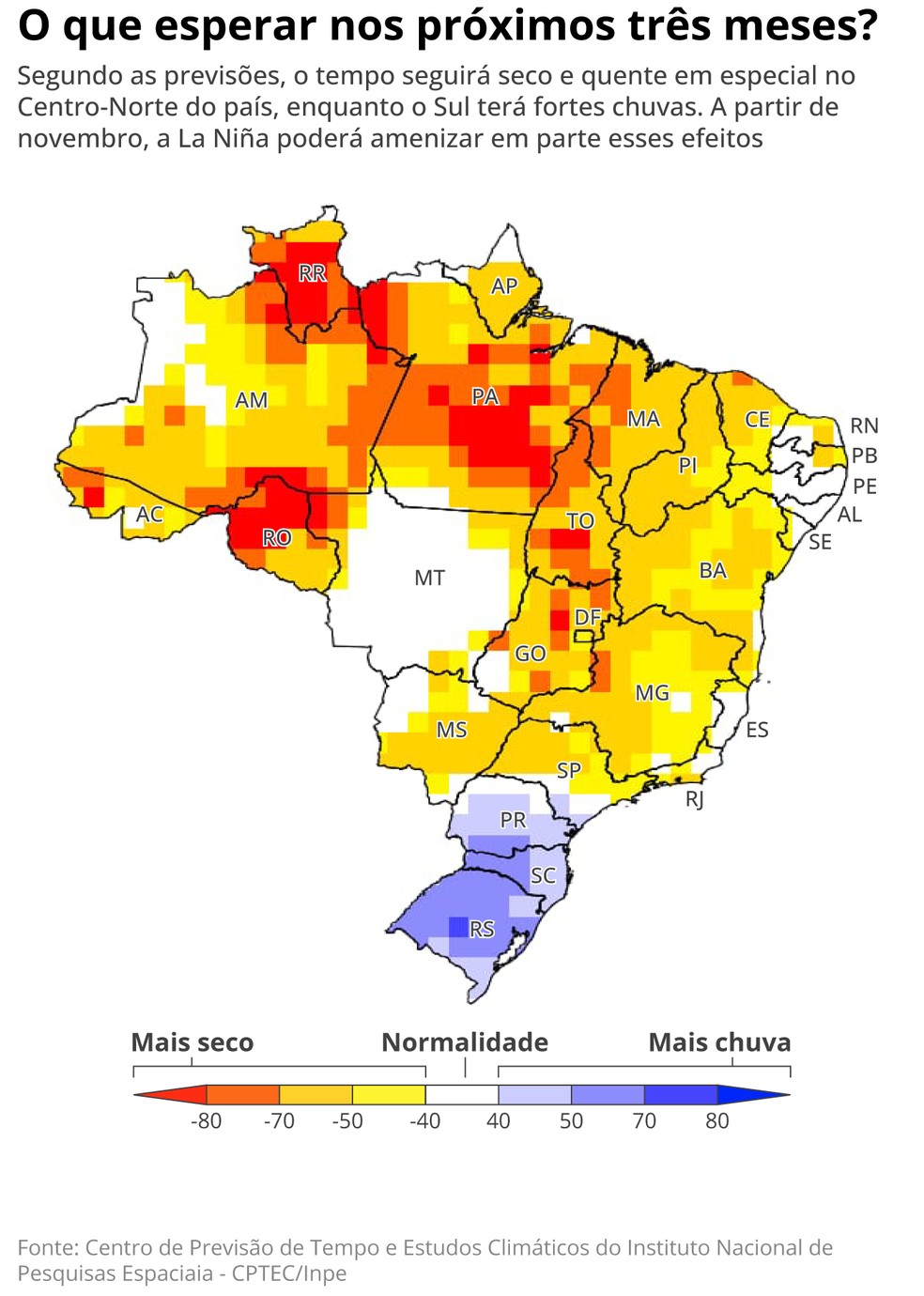 Chuvas no Brasil — Foto: Editoria de Arte