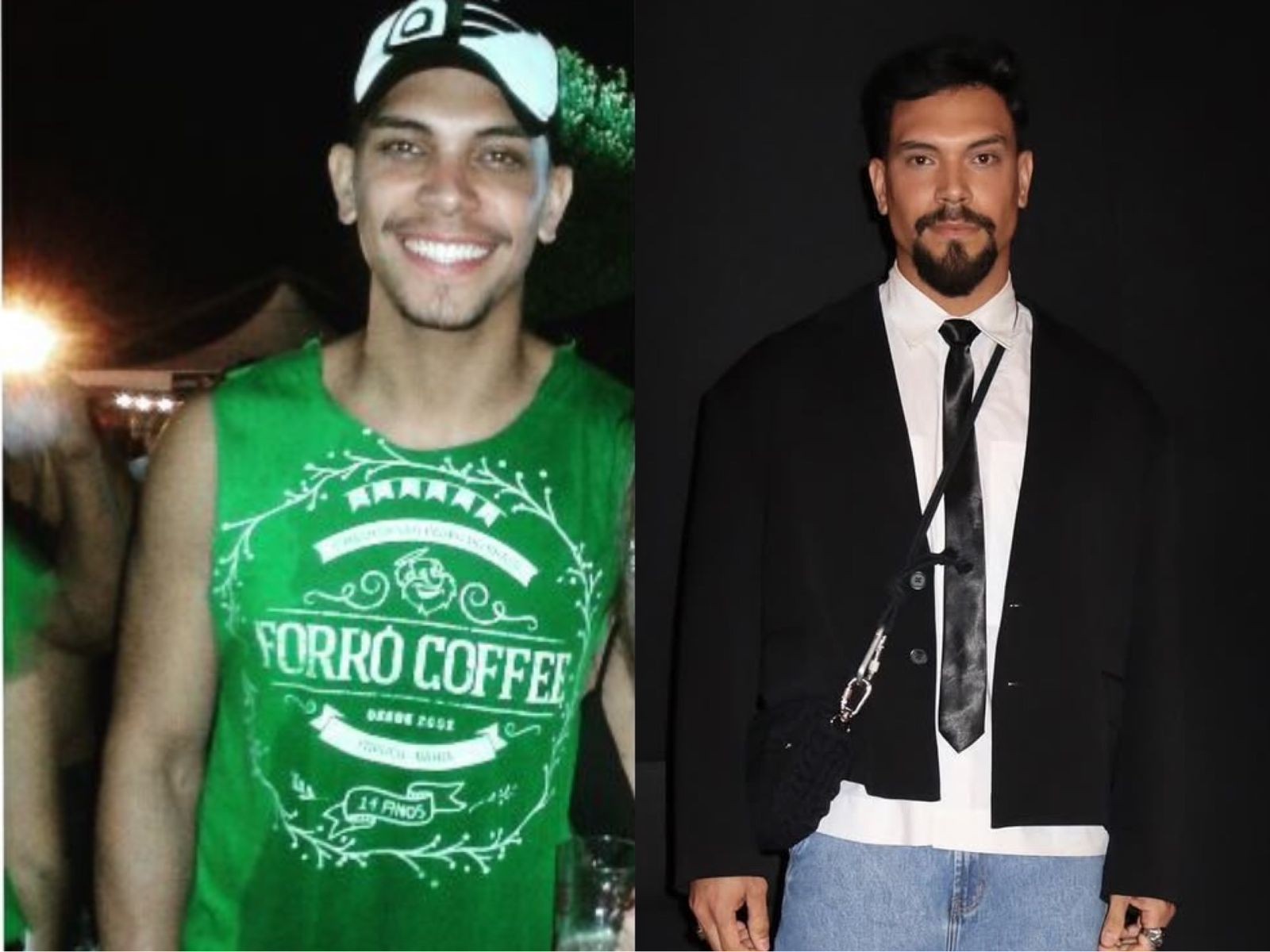 A dupla de Allen, Vinicius, também mudou fisicamente nos últimos anos – Imagem: Reprodução/Instagram