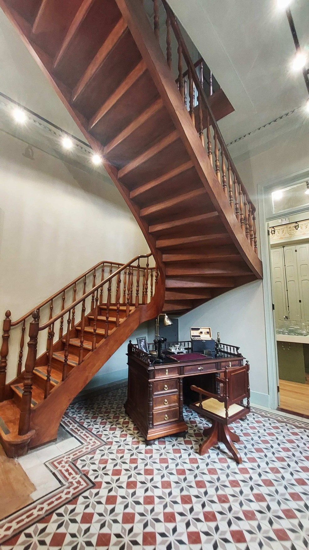 O interior da Casa Pacheco Leão, no Jardim Botânico — Foto: Divulgação/Jardim Botânico