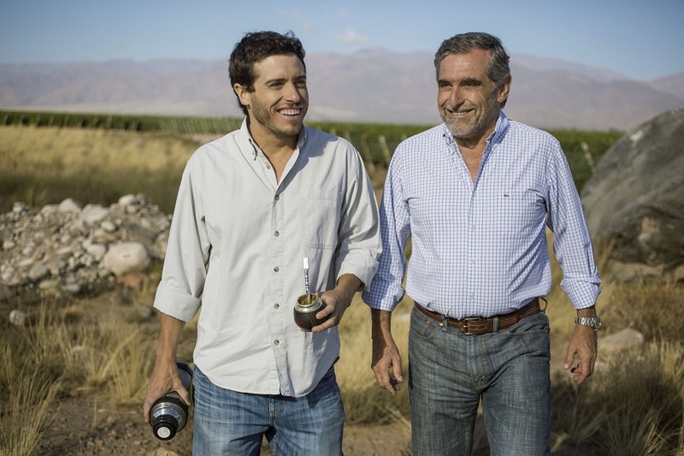Sebastián e José Alberto Zuccardi — Foto: Divulgação / Zuccardi