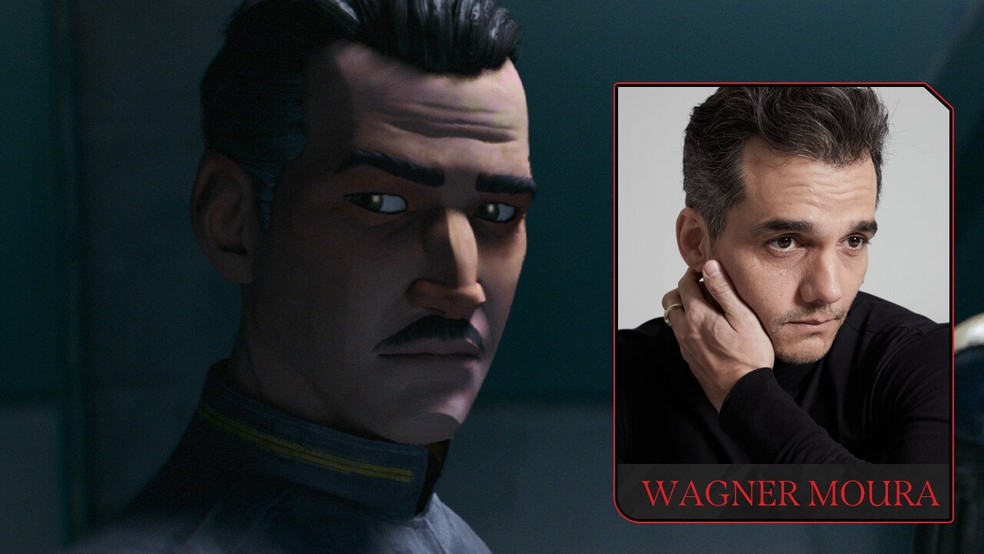 O personagem Brander Lawson, dublado por Wagner Moura — Foto: Divulgação: starwars.com