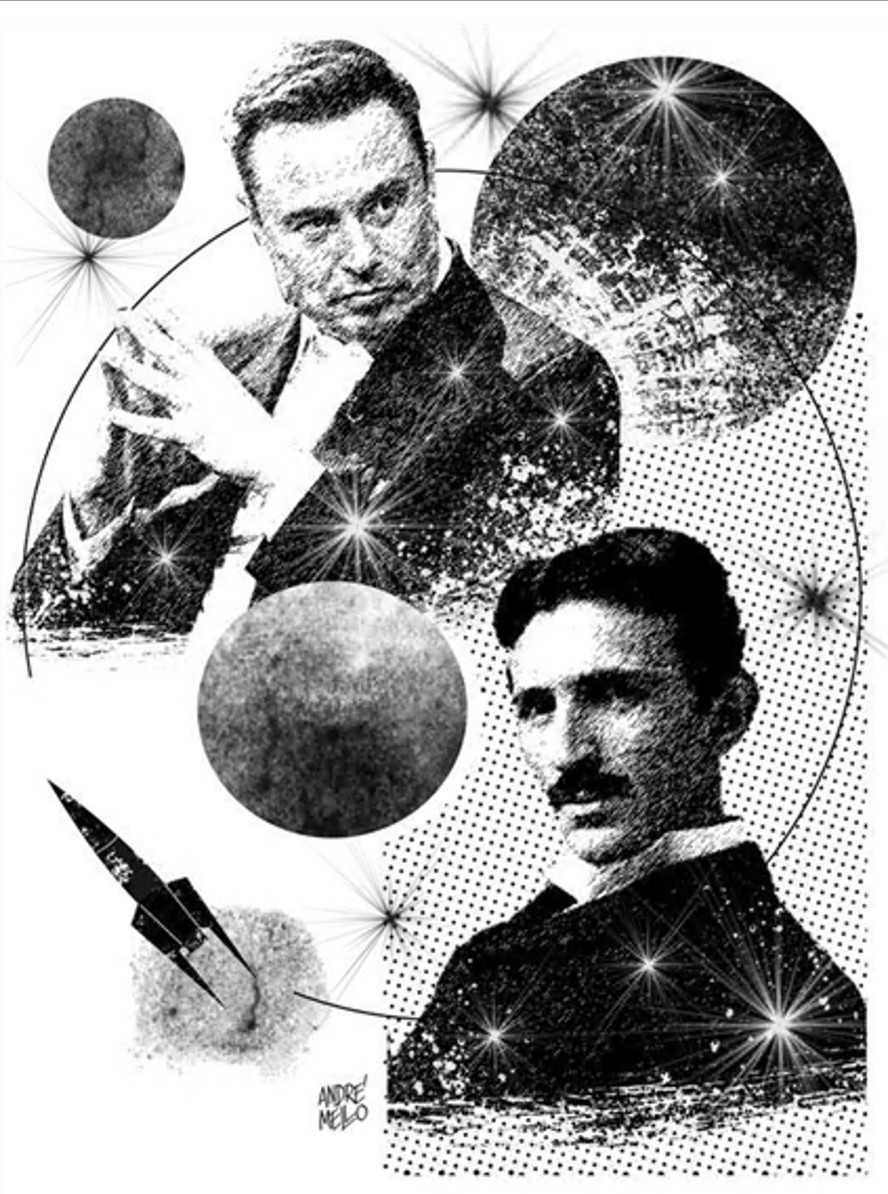 Elon musk e nikola tesla sale