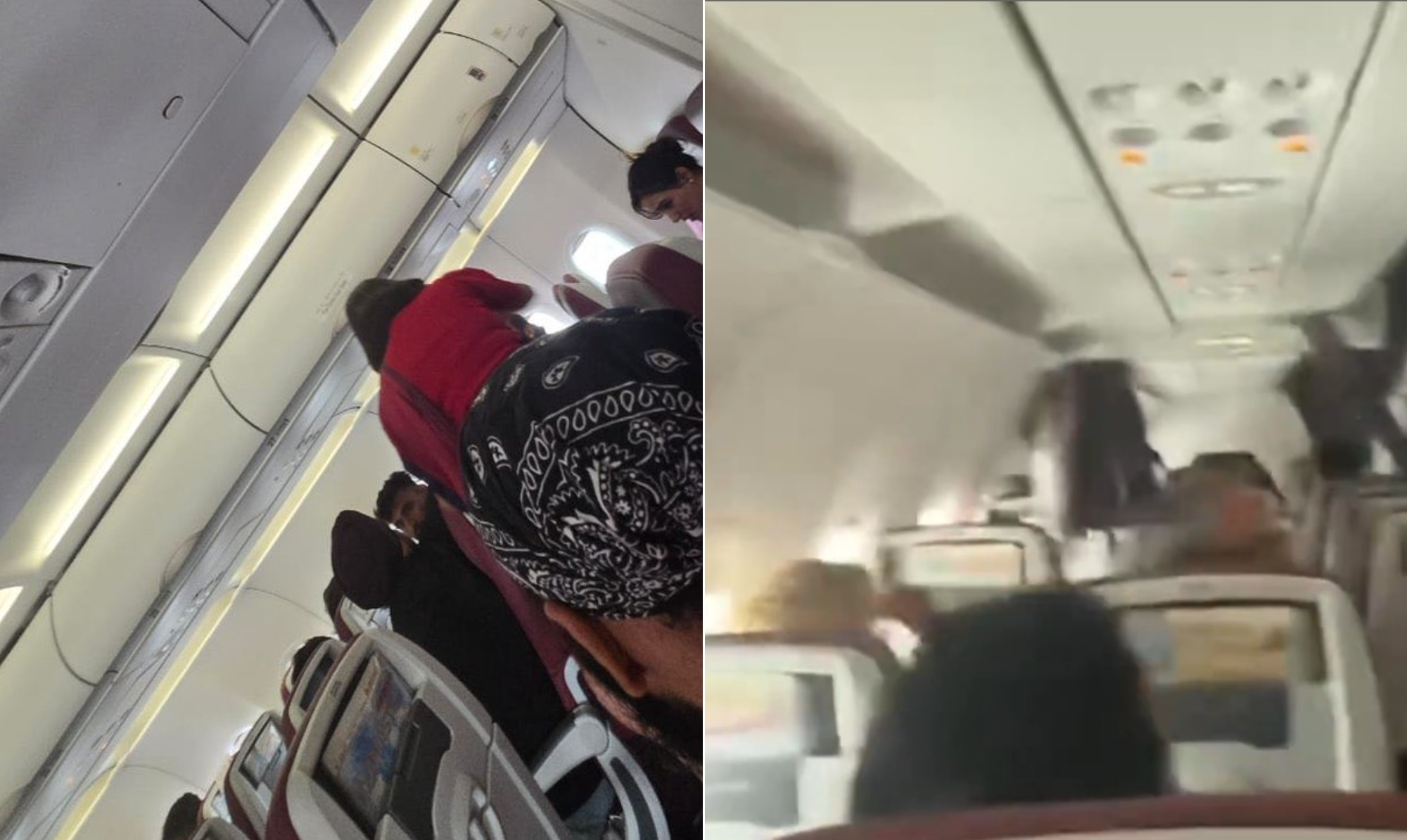 Vídeos mostram momento em que avião da Air India perde altitude durante forte turbulência; veja - QTU Questões do Universo
