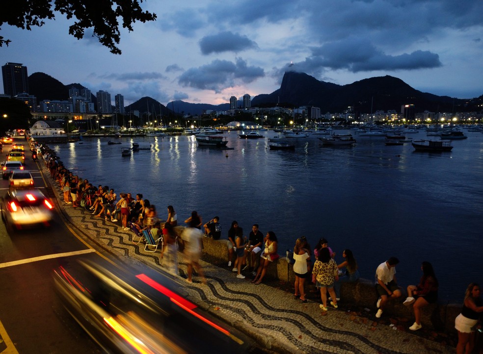 Urca. Bairro registrou aumento no número de roubos de celulares — Foto: Custódio Coimbra