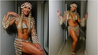 Viviane Araújo foi criticada por conta de uma hérnia umbilical. Ela já fez três cirurgias sem sucesso e precisará de outra. Em entrevista à Quem, disse que o preconceito não a afeta — Foto: Reprodução/Instagram  