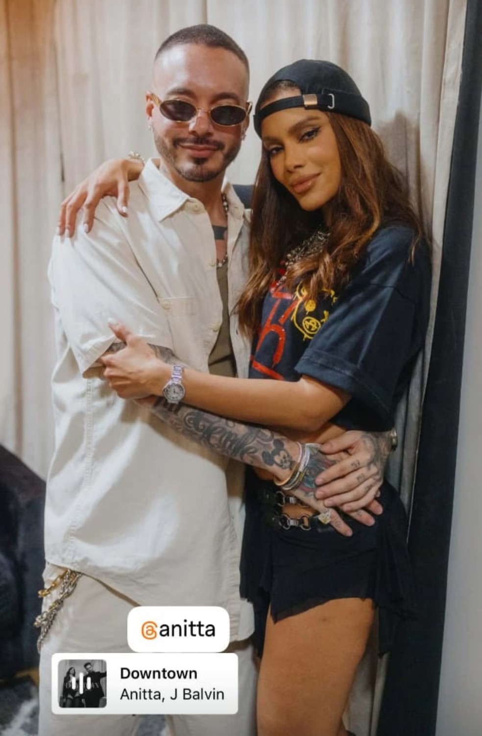 Anitta noiva? Fãs apontam indícios e desvendam possível brincadeira de J Balvin — Foto: Reprodução Instagram