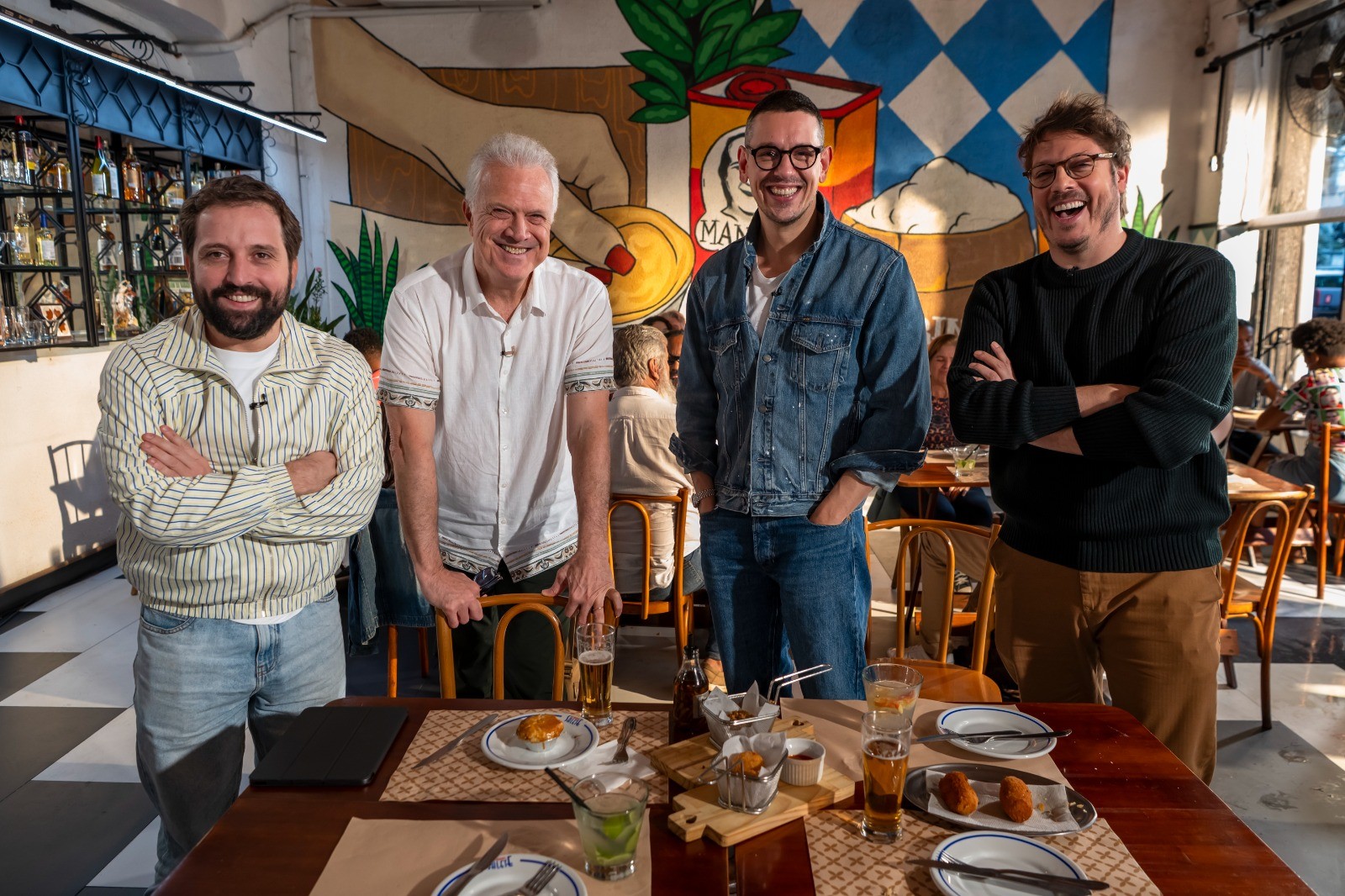 Fundadores do Porta dos Fundos no 'Conversa com Bial'