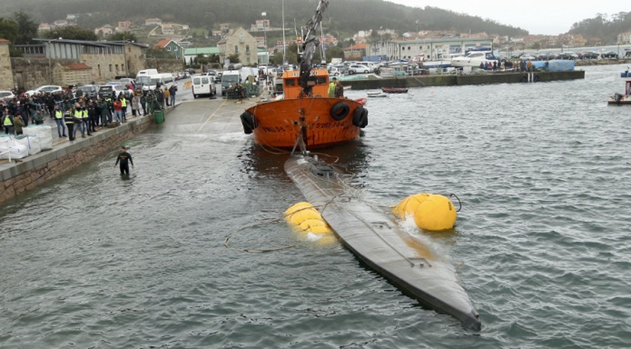 Narcossubmarino apreendido na Operação Maré Negra
