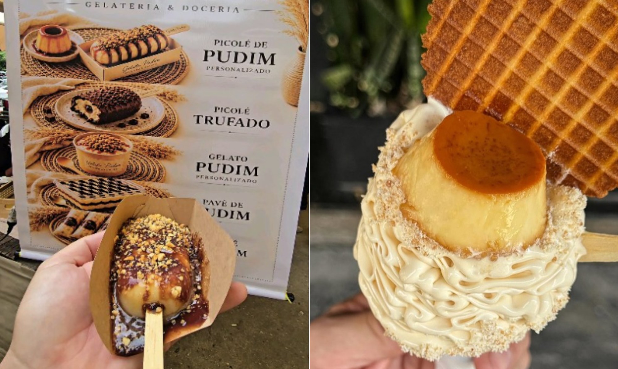 Sorvete de Pudim Vira Febre e Ganha Versões Criativas