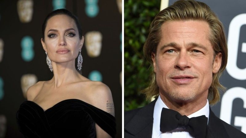 Angelina Jolie e Brad Pitt foram lutar pela guarda dos seis filhos — Foto: Reprodução Internet