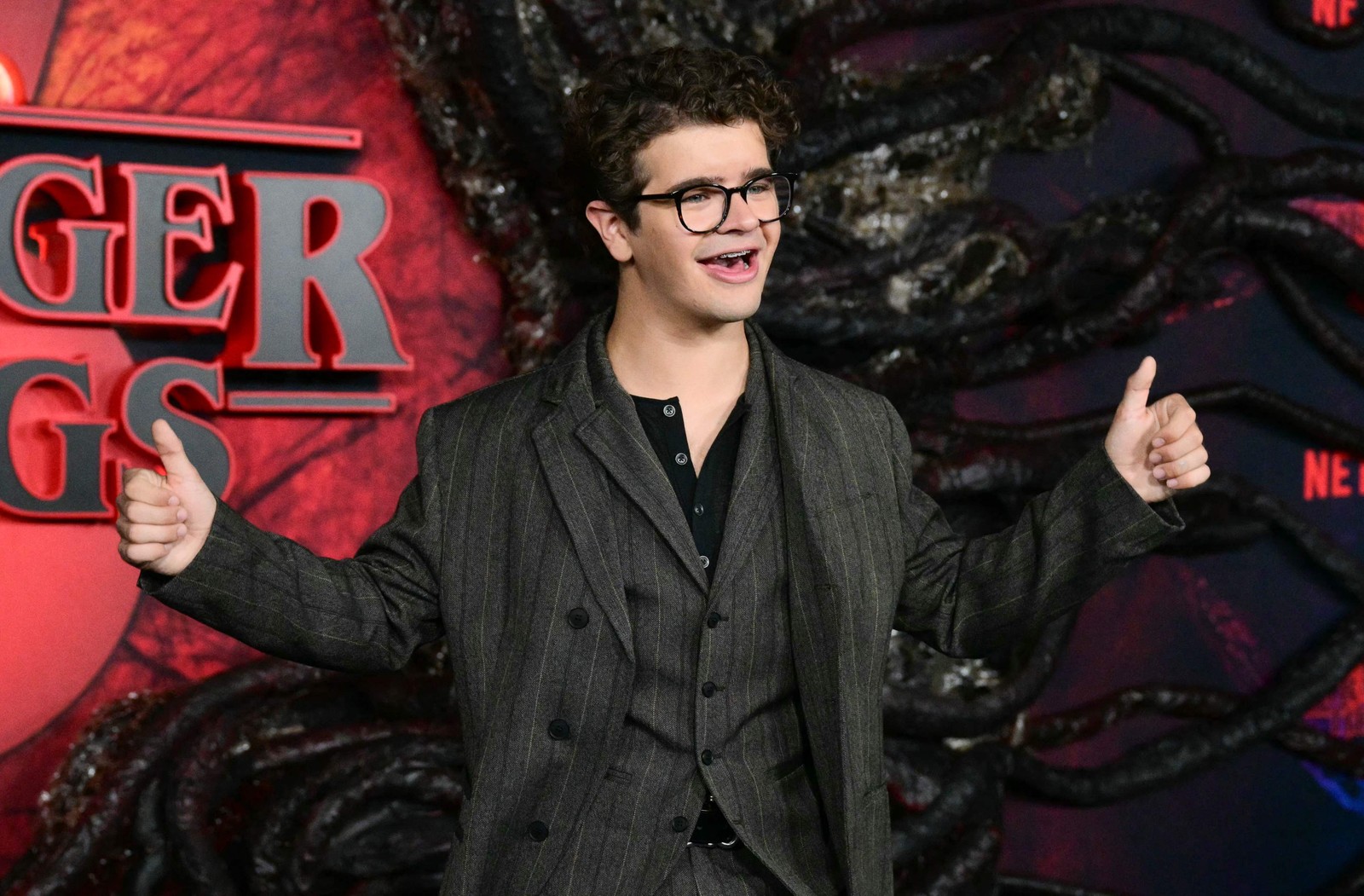 Gaten Matarazzo, Dustin from “Stranger Things” — Photo: Frederic J. Brown / AFP