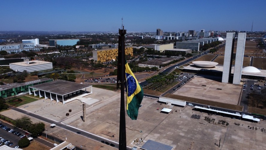 Pra&ccedil;a dos Tr&ecirc;s Poderes, em Bras&iacute;lia
