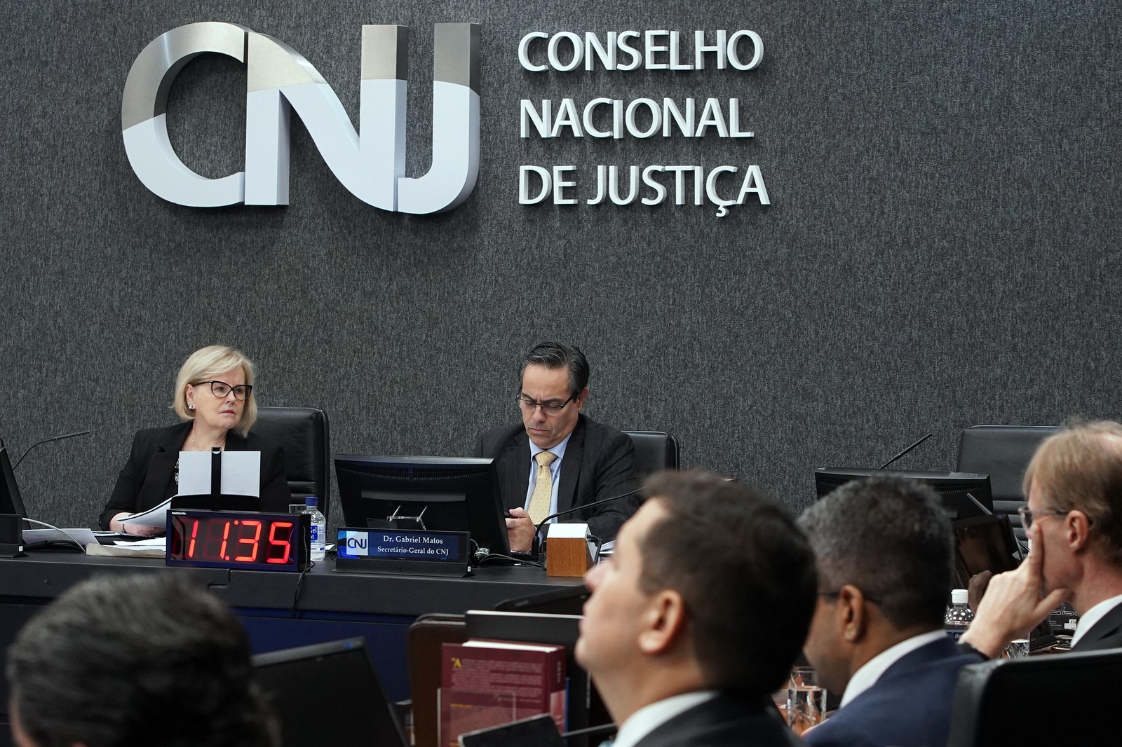 A ministra Rosa Weber no Conselho Nacional de Justiça — Foto: G.Dettman/CNJ/Divulgação