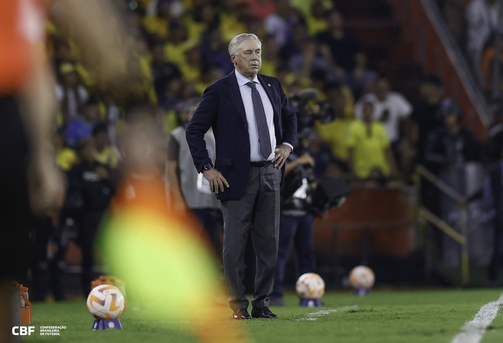 Carlo Ancelotti, técnico da seleção brasileira — Foto: Rafael Ribeiro/CBF