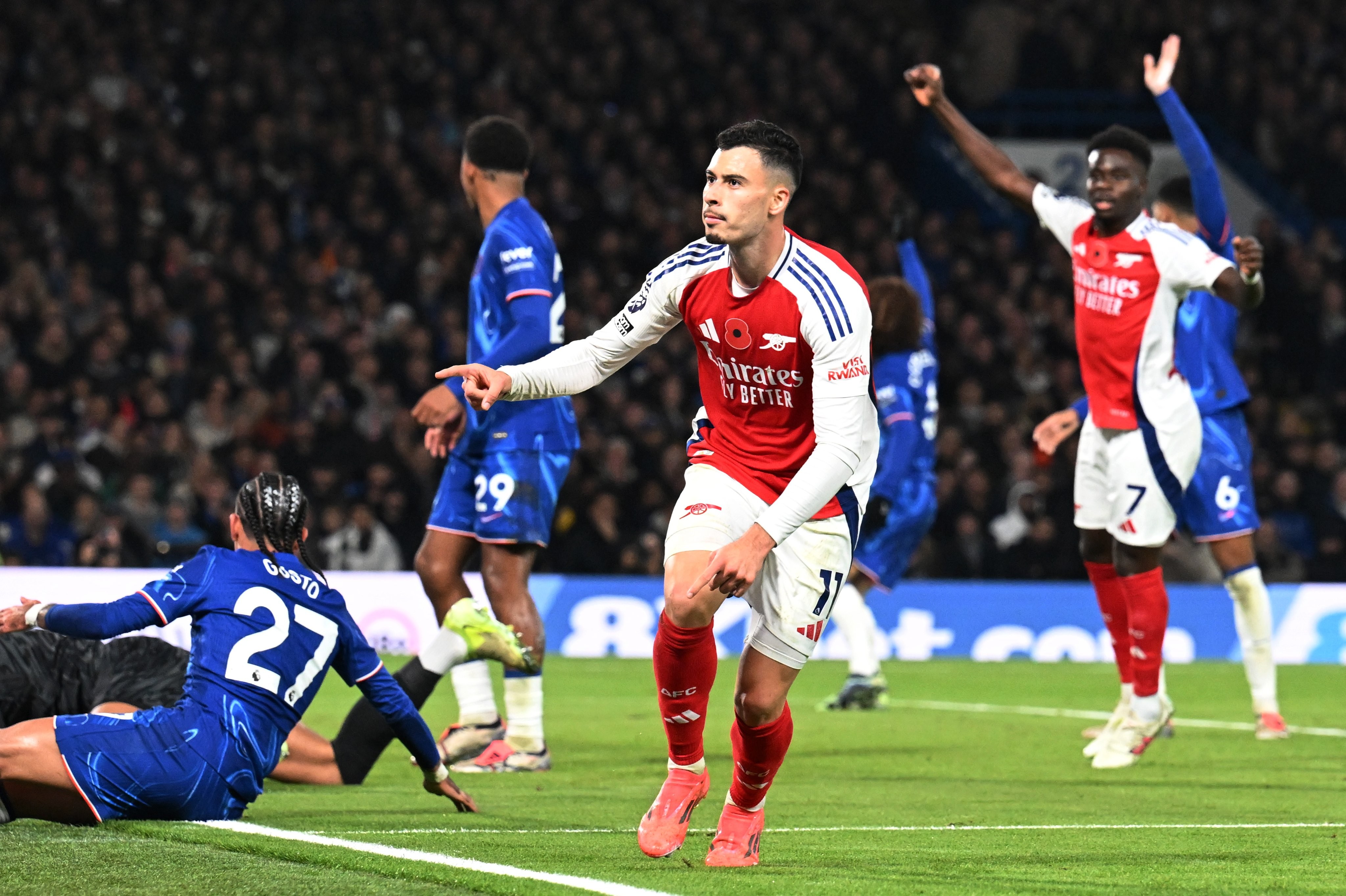 Chelsea x Arsenal: clássico termina empatado em 1 a 1, com gols que 'falam' português