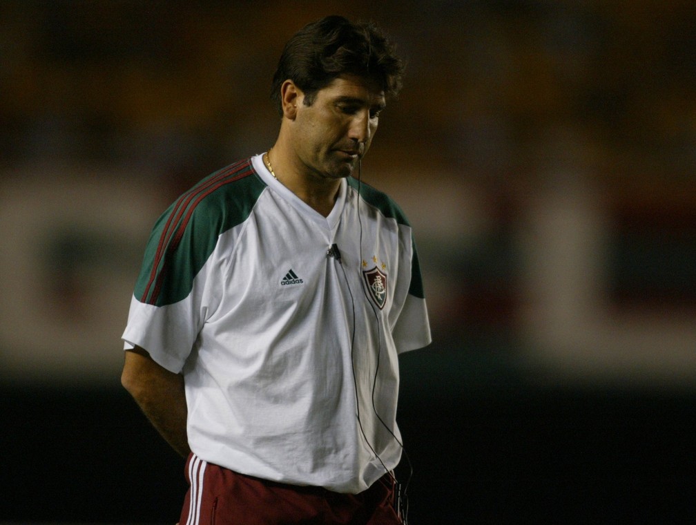 Renato Gaúcho em 2002 pelo Fluminense — Foto: Fernando Maia