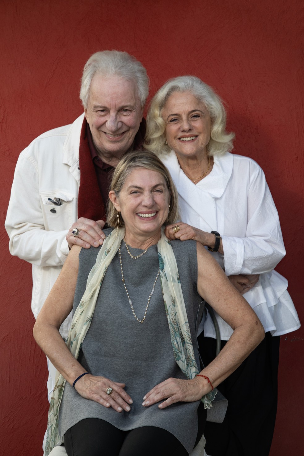 Carla Camurati, Marco Nanini e Marieta Severo se reencontram para relembrar experiências em "Carlota Joaquina, princesa do Brazil" — Foto: Ana Branco / Agência O Globo