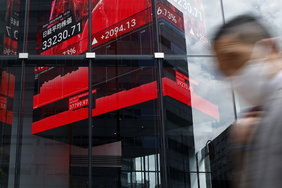 Ações de consumo básico asiáticas podem sair vencedoras em meio a ambiente de aversão a risco, apontam grandes bancos americanos — Foto: Bloomberg