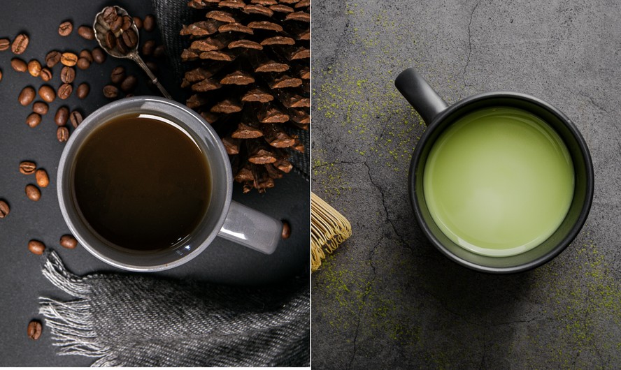 Café e matcha