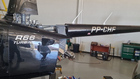 PF apreende helicóptero comprado pelo Pros com dinheiro de fundo partidário; veja foto