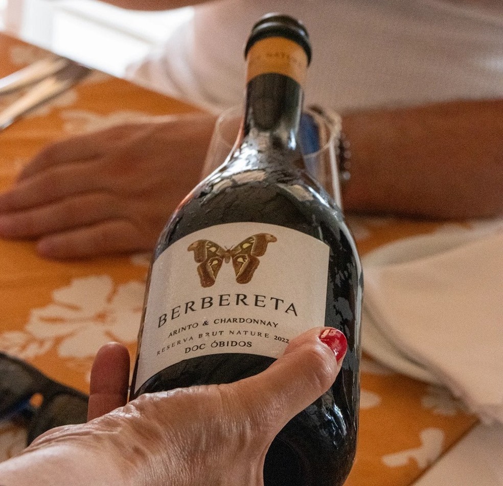 O espumante português Berbereta — Foto: Divulgação / Foto de Mit Inomata