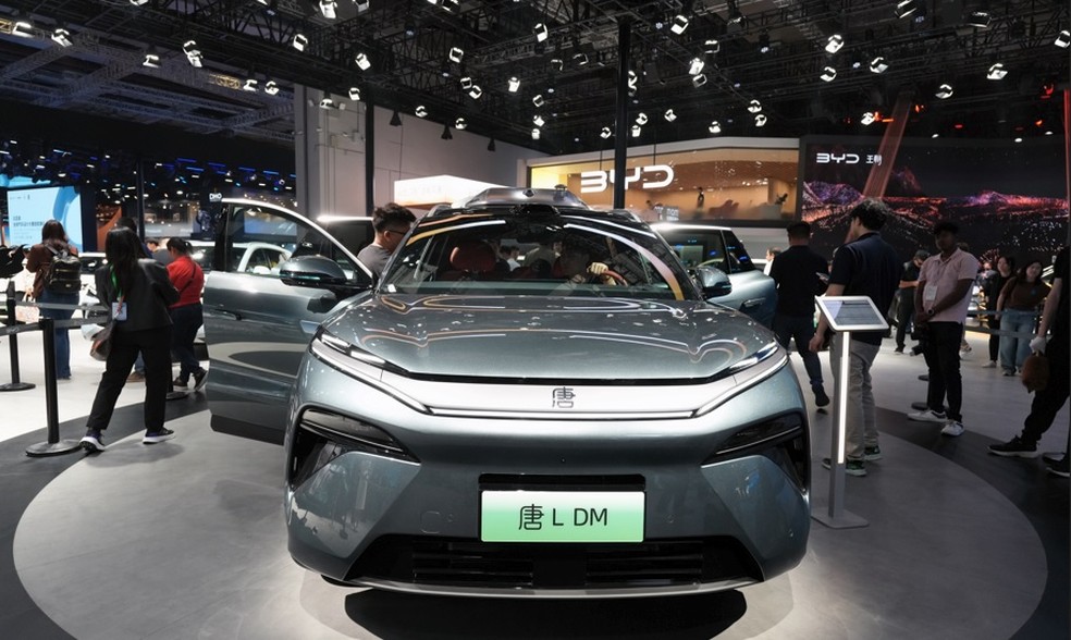 Tang L, da BYD — Foto: Qilai Shen/Bloomberg