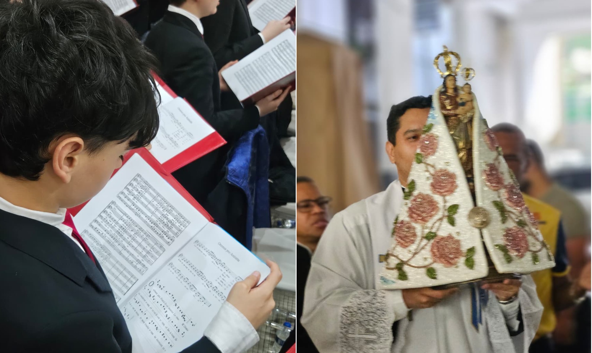 Coro do Papa se apresenta no Rio em celebração religiosa