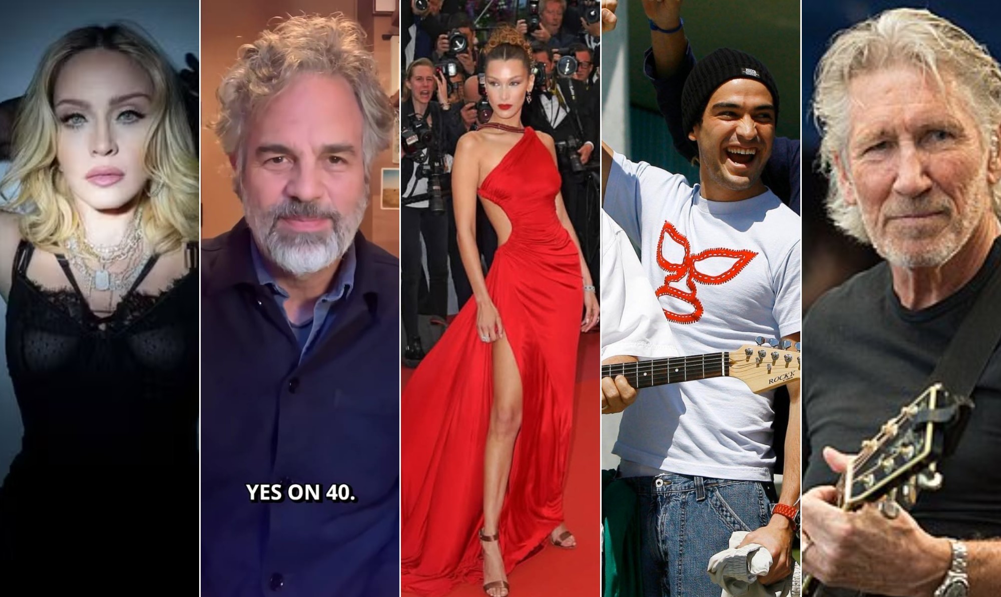 Madonna, Ruffalo, Bella Hadid e Almodóvar: celebridades internacionais fazem onda a favor de Lula nas redes