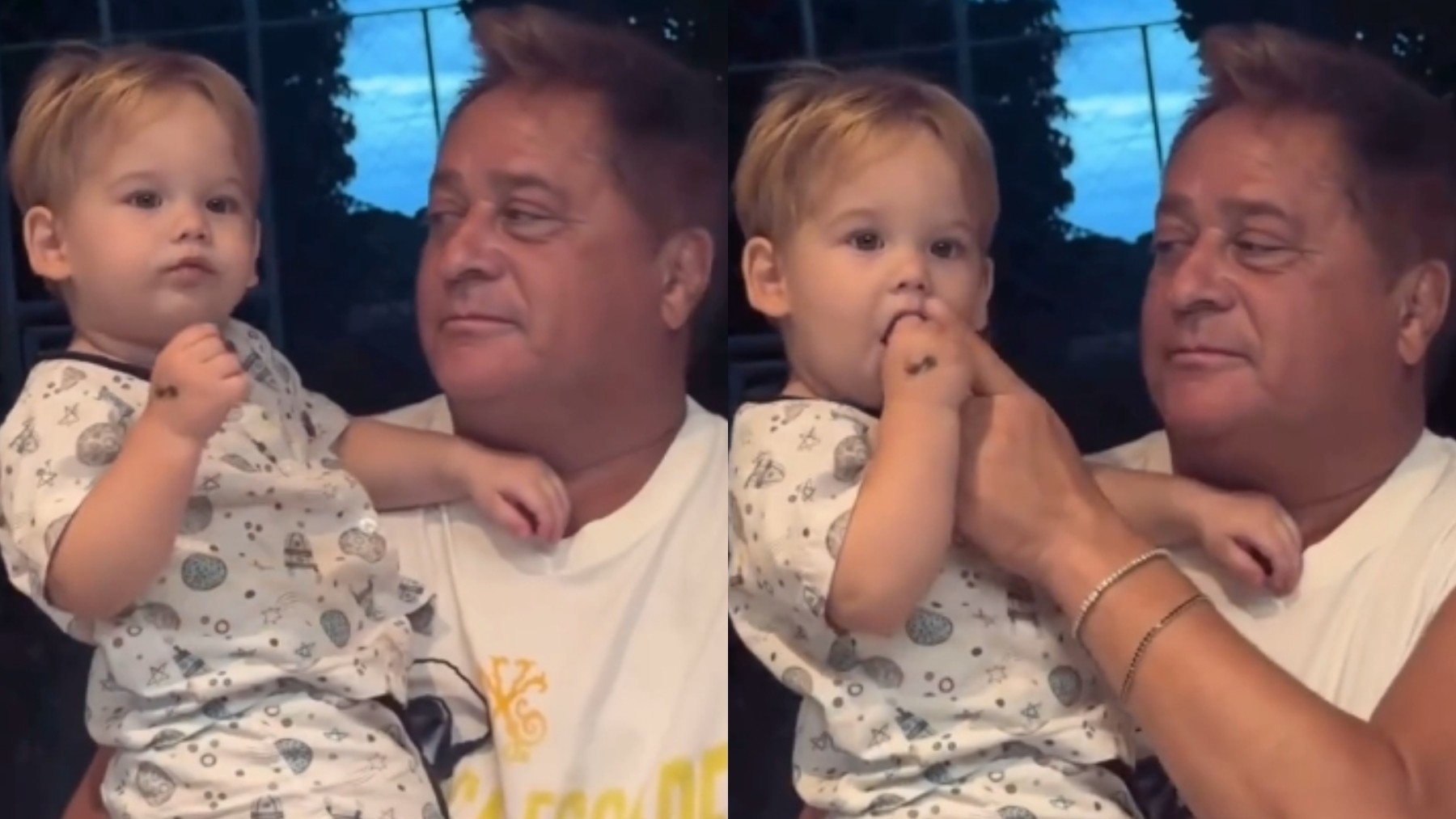 Zé Felipe se manifesta e sai em defesa de Leonardo após vídeo polêmico com o neto