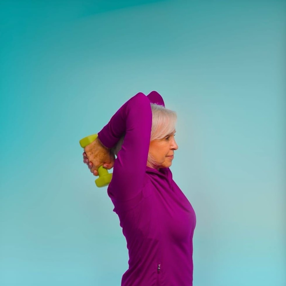 Triceps extension — Photo: The New York Times / Theodore Tae