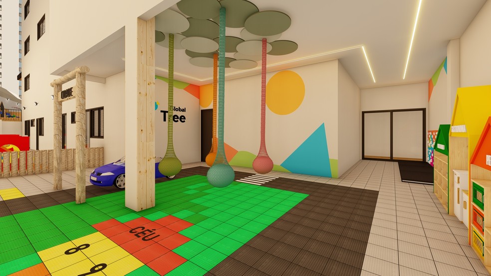 A Creche e Escola Global Tree — Foto: Divulgação