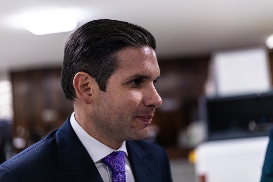 Presidente da Câmara dos Deputados, Hugo Motta.
