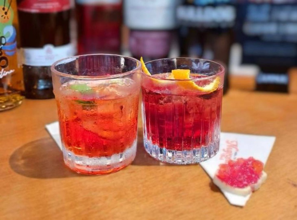 Drinques raiz e nutela no bar da Tijuca, na Negroni Week — Foto: Divulgação