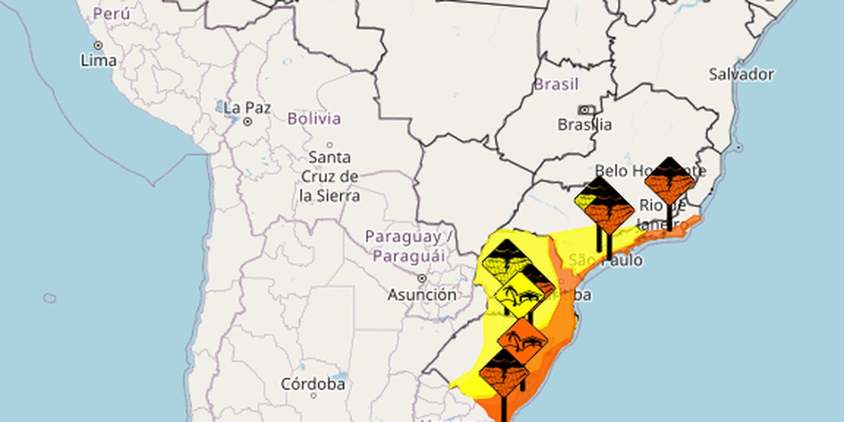 Ciclone extratropical no Sul e chuvas pelo país: confira a previsão para a semana