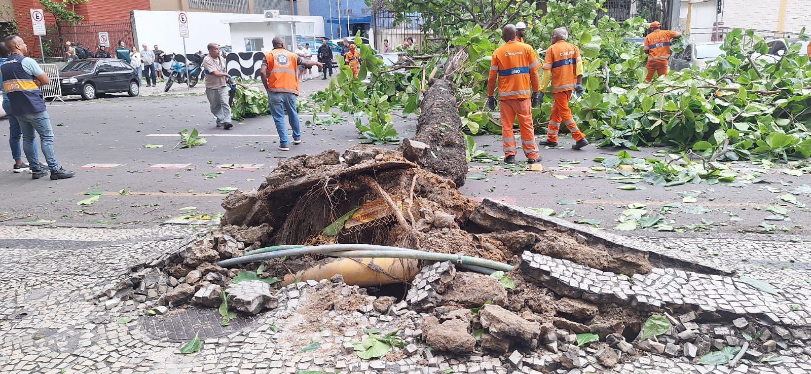 Rio affected by extratropical cyclone — Photo: Lilian Fernandes
