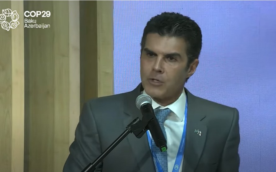 Helder Barbalho durante a COP29, em Baku