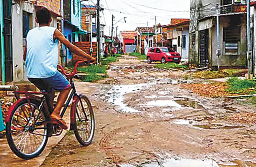 Comunidade em Bel&eacute;m, capital do Par&aacute;: sede da COP30 est&aacute; entre as de piores &iacute;ndices de saneamento