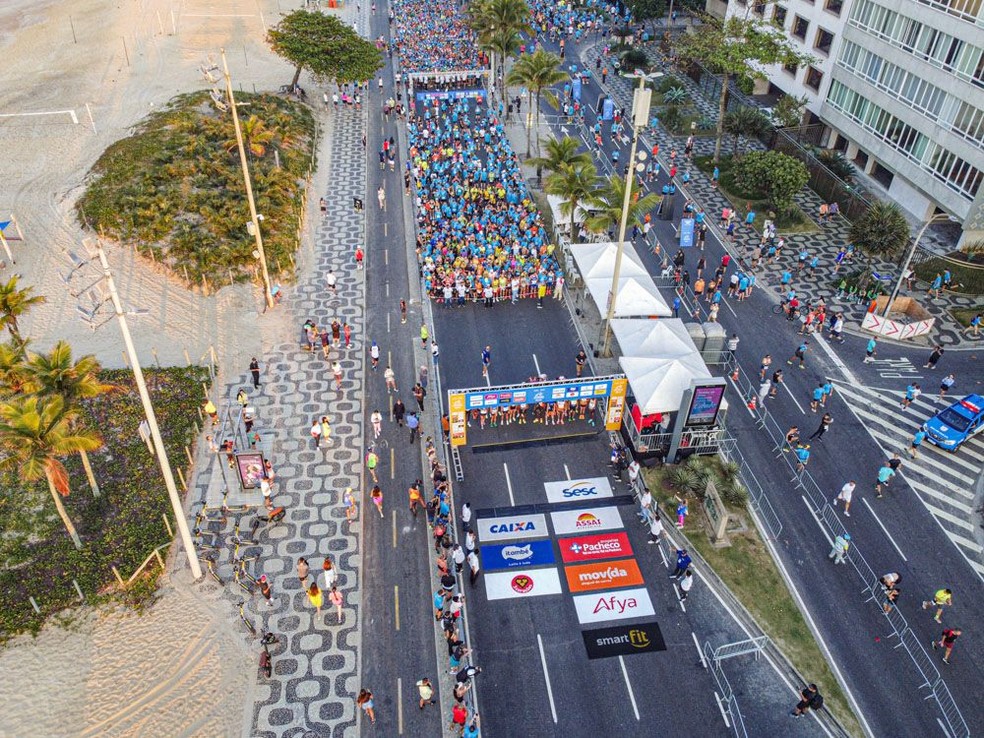 Meia Maratona do Rio, de 2024: agora organização vai exigir declaração médica dos atletas — Foto: Divulgação